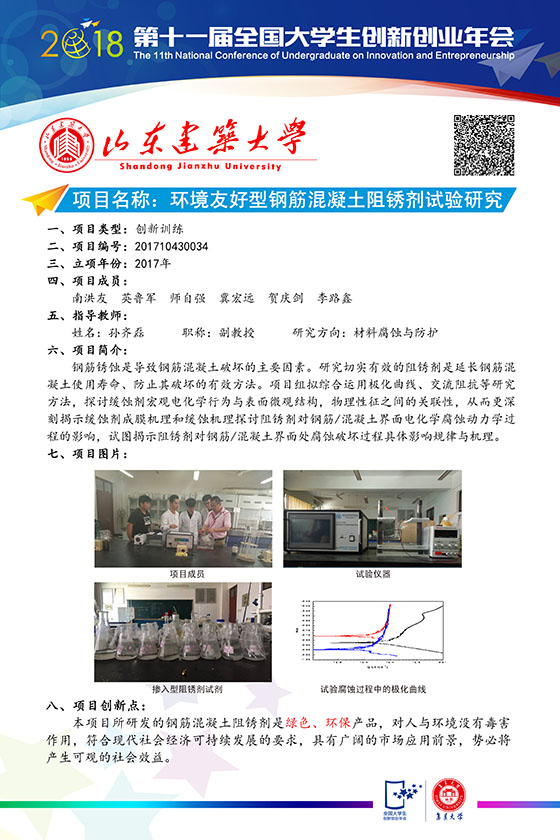 环境友好型钢筋混凝土阻锈剂试验研究